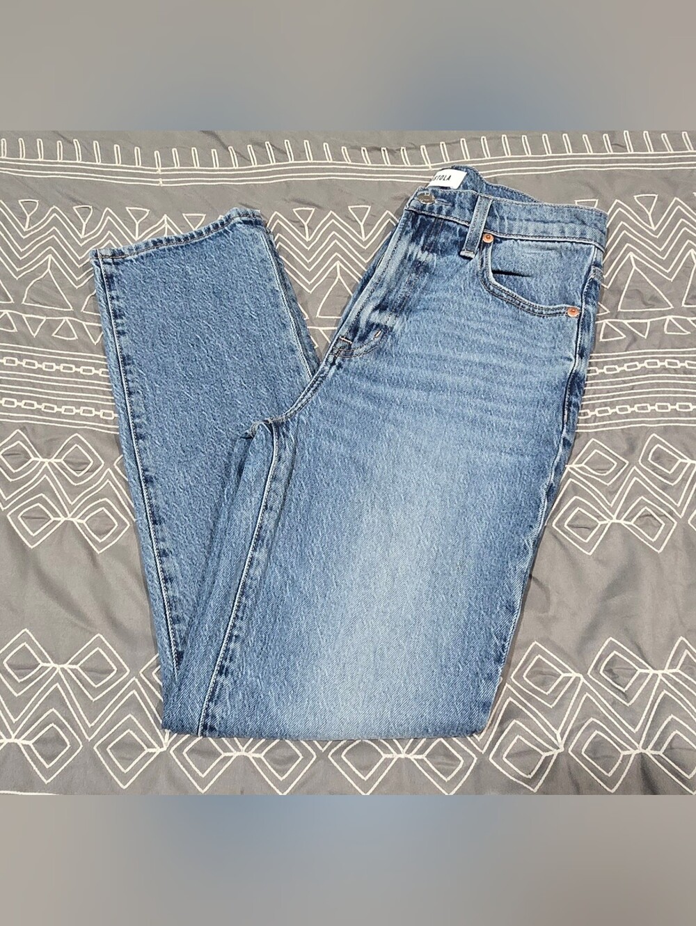 Pistola Bri High Rise Slim Straight Ankle Jeans Size 26
